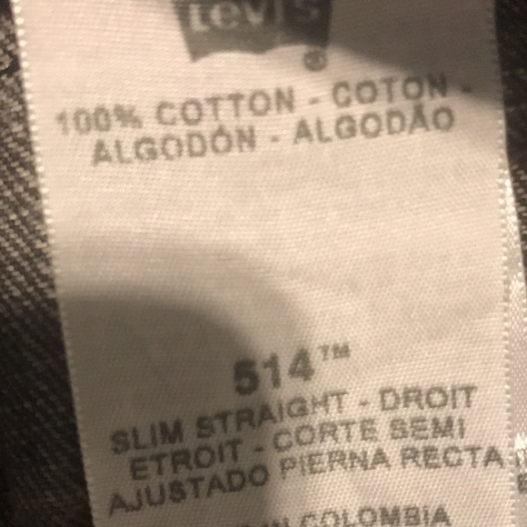 ❤️(801)Kids faded gray jeans by Levi Strauss great condition size 14 regular - Picture 9 of 9